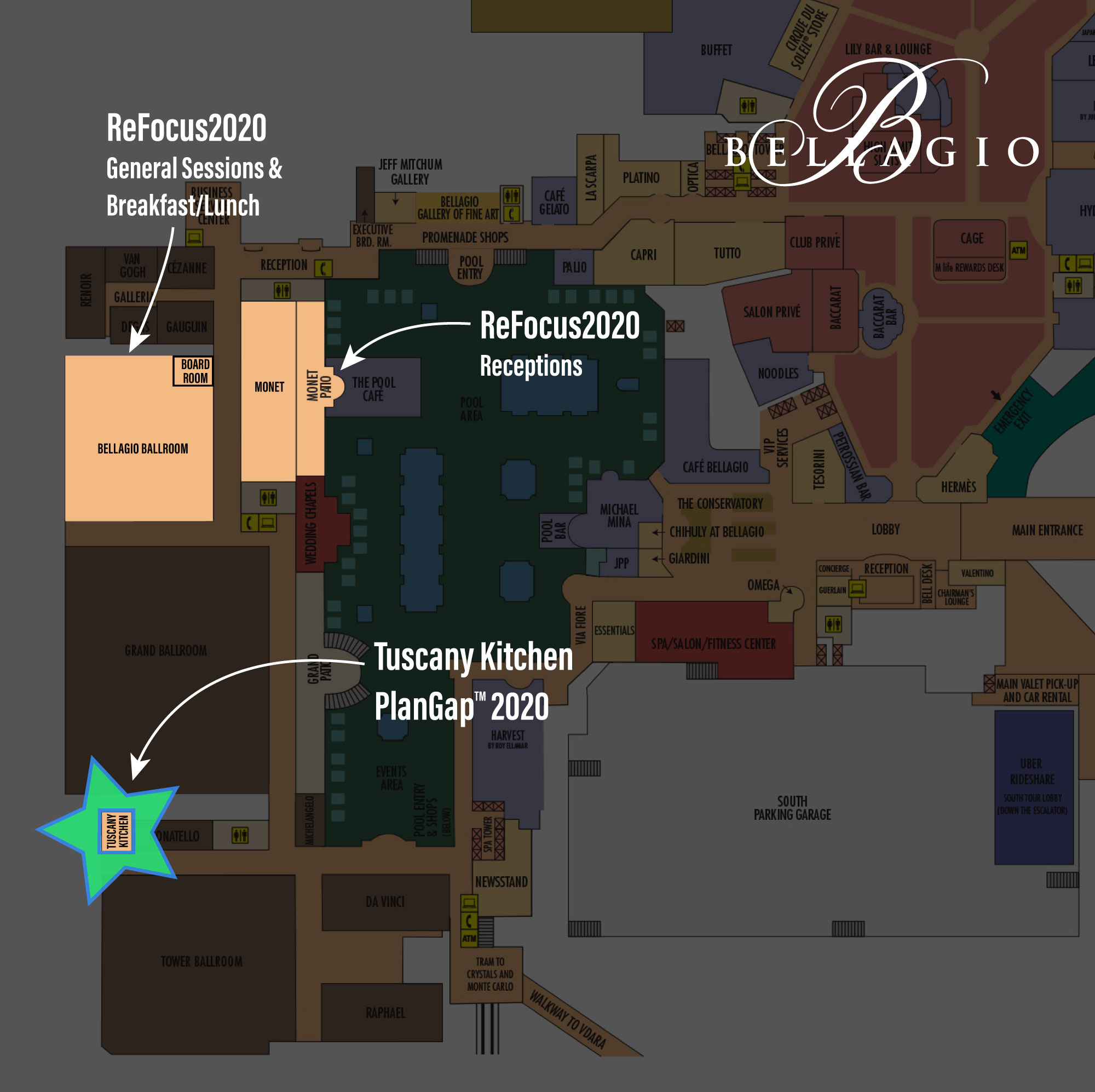 Bellagio Las Vegas Floor Plan